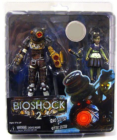 Neca Bioshock 2 Big Sister Little Sister Exclusive Action Figure 2 Pack