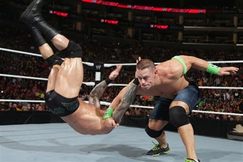 John Cena Crushes Randy Orton On Wwe Monday Night Raw