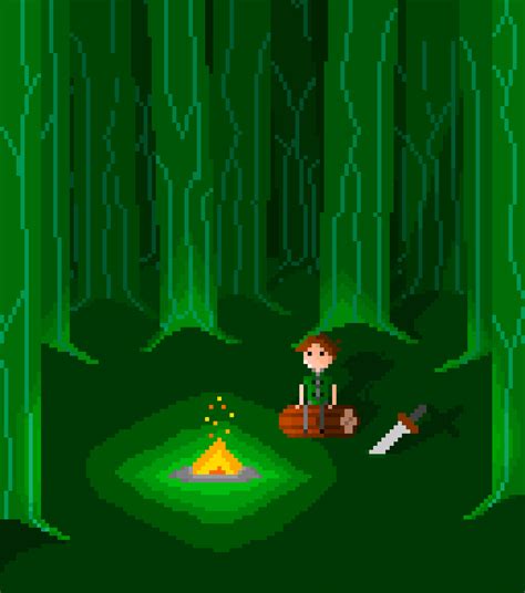 Pixel Forest Animated By Barnabee9724 On Newgrounds