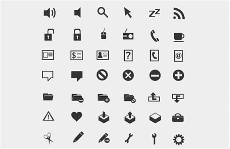 45 Free Small Symbols Vector Icon Sets The Design Work