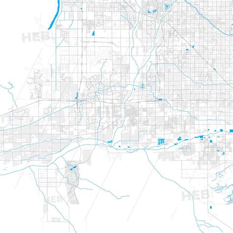 Rich Detailed Vector Map Of Avondale Arizona Usa Hebstreits