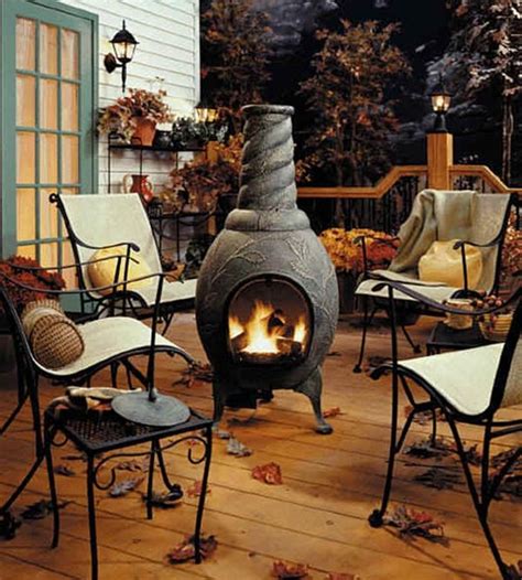 Chiminea Patio Fireplace Ideas To Stay Warm In The Outside