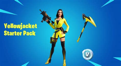 This one will be called 'yellow jacket' and will feature a skin, pickaxe, and 600 dynamo has been one of the sweatiest skins in fortnite since its release, largely because mitr0 and other pro players have used it as their main skin. Fortnite YellowJacket Skin Starter Pack Release Date ...