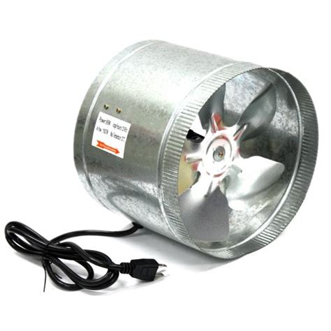 10 Inch Booster Fan Inline Blower Exhaust Ducting Cooling Vent Hps
