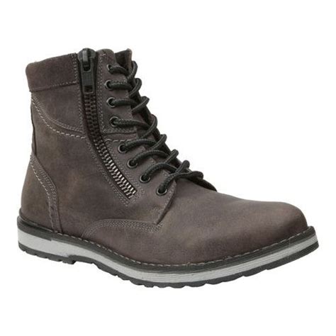 Mens Gbx Dern Boot Gray Leather Boots Minimalist Shoes Boots