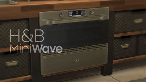 Handb Miniwave Built In Oven In 2020 Built In Ovens Sims 4 Kitchen Oven