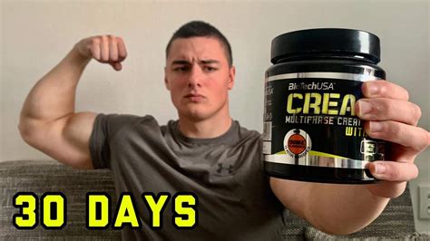 I Took Creatine For 30 Days Physique And Strength Transformation