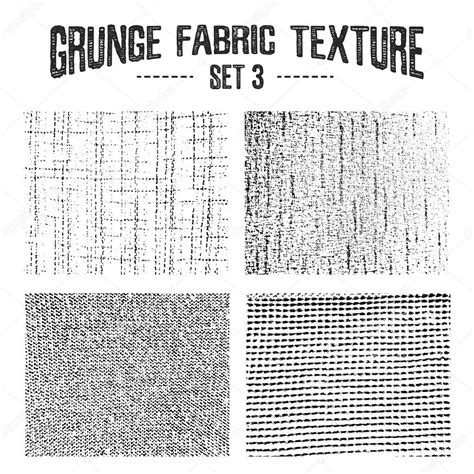 Grunge Fabric Textures Set 3 Stock Vector Image By ©slothastronaut 126367670