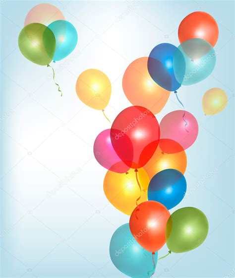 Colorful Balloons Stock Vector Image By ©allegrio 22685497