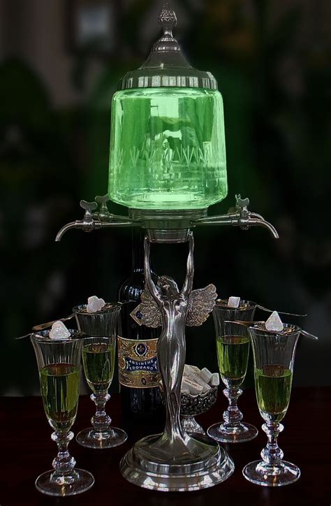 Lady Wings 6 Spout Absinthe Set Absinthe Fountain Green Fairy