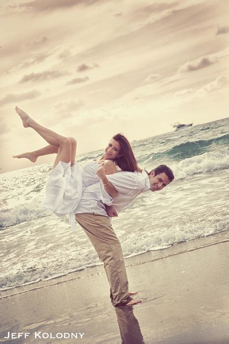 Cool Pose From A Beach Engagement Shoot In Palm Beach Fl Wedding