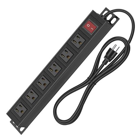 Buy Btu 6 Outlet Power Strip Metal Able Power Strip Surge Protector