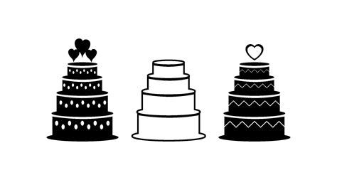 Wedding Cake Svg Cake Wedding Cake Wedding Clipart True Love