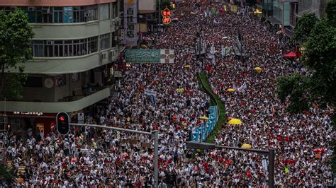 Hong Kong March Vast Protest Of Extradition Bill Shows Fear Of Eroding