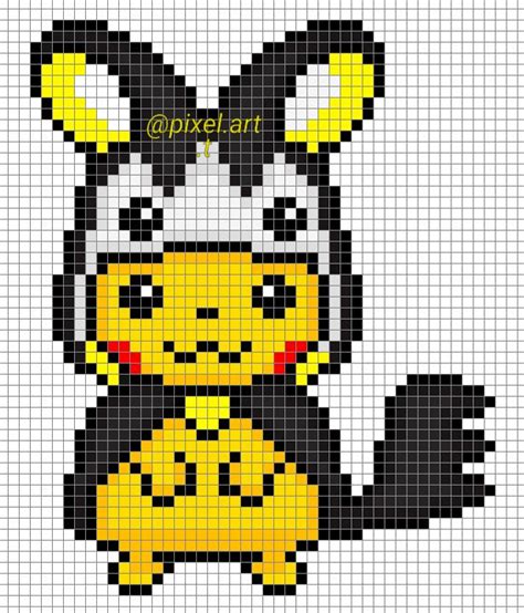 Pikachu Easy Pixel Art Pokemon To Search On Pikpng Now Gotasdelorenzo