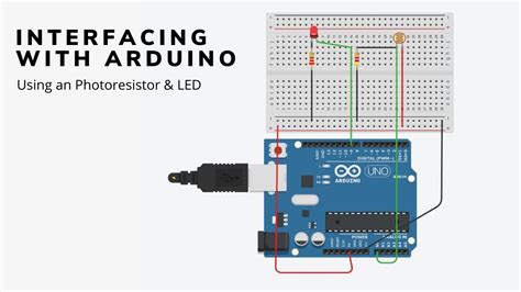Circuit Design Photoresistor LED Arduino Tinkercard YouTube