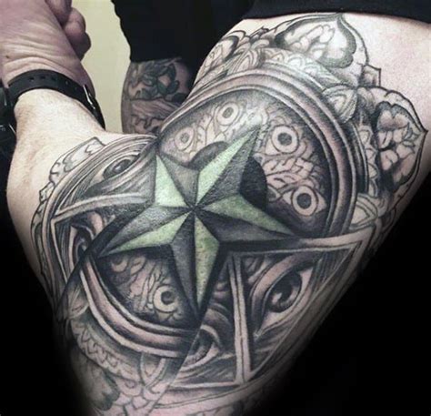 80 Nautical Star Tattoo Designs For Men Manly Ink Ideas