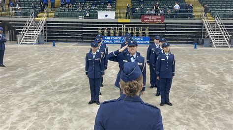Air Force Jrotc Unit Aims High At National Drill Event Air Education