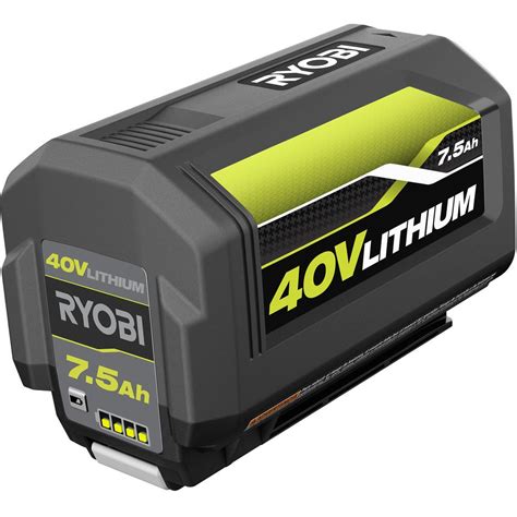 Ryobi 40 Volt Lithium Ion 5 Ah High Capacity Battery Op4050a The Home