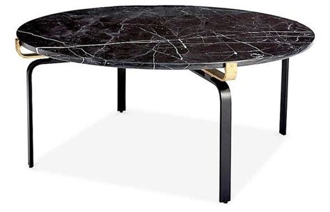 Sroda cross legs coffee table. 12 Black Marble Coffee Tables in 2020 | Round coffee table ...