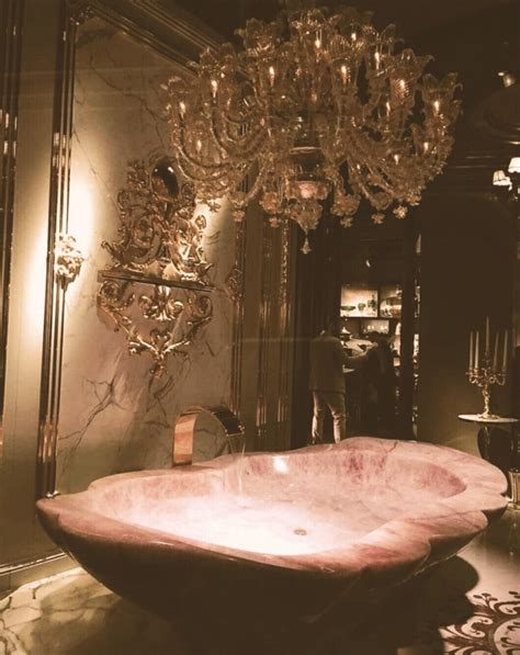 Rose Quartz Crystal Hand Carved Bathtub By Baldi Firenze 1867 Made In