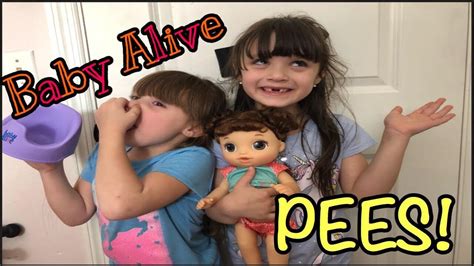 Doll Pees Baby Alive Potty Dance Baby Youtube