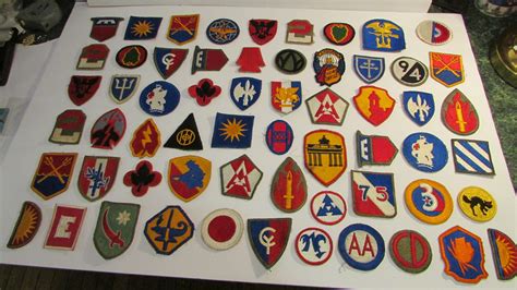 World War 2 Wwii Army Patches Identification
