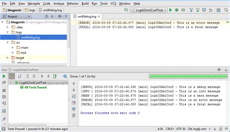 I have written a xml file for hashmap. Log4J 2 Configuration: Using XML - Spring Framework Guru