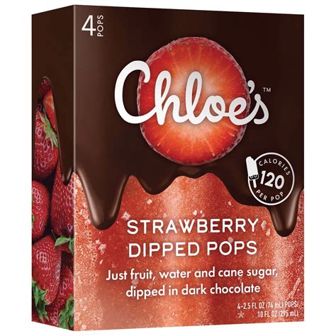 Chloes Strawberry Dipped Pops Shop Bars And Pops At H E B