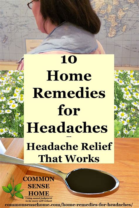 10 Home Remedies For Headaches Headache Relief That Works