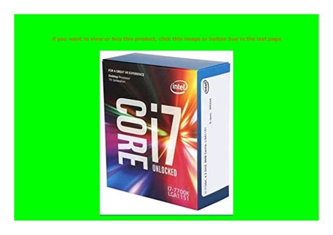 Sell Intel Core I7 7700k 420ghz Boxed Cpu Review 432