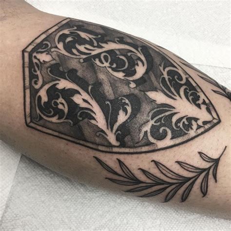 shield tattoo ideas that will make you feel safer