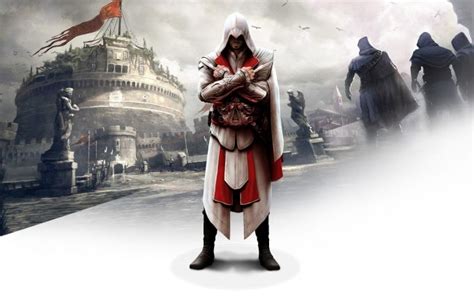 Ezio In Assassins Creed Brotherhood Download Hd Wallpapers