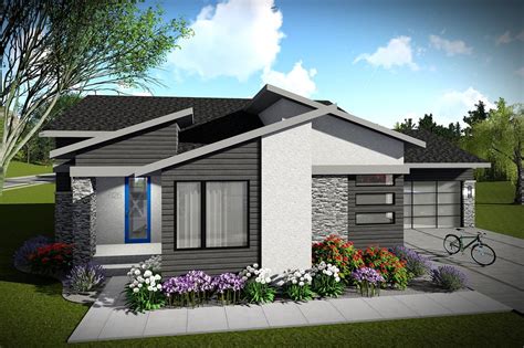 Modern 2 Bedroom House Plans With Garage 2 Bedroom House Plan In