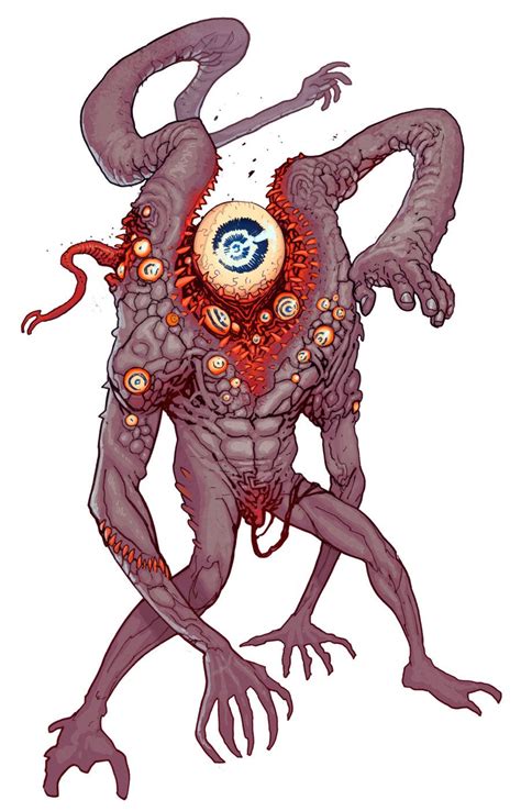 Eyeesbycliff Ondeviantart Monster Concept