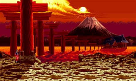Stunning Animated S Of Backgrounds From Old Fighting Games Pixel
