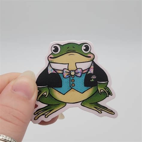Gentleman Frog Etsy