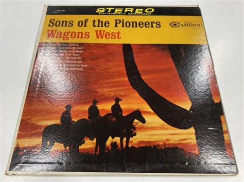 Sons Of The Pioneers Wagons West Vinyl Record Lp Album Country Rca 413 447 Picclick