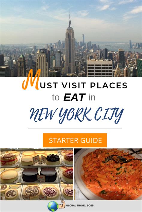 4 Great Places To Eat In New York City - Global Travel Boss | New york