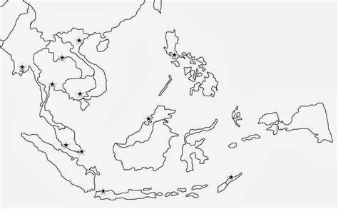 Hitam Putih Peta Asia Tenggara Kosong Font Peta Hewan Asia Tenggara The Best Porn Website