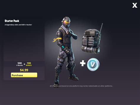 Fortnite Introduces Starter Pack With V Bucks And Outfit Itechblog