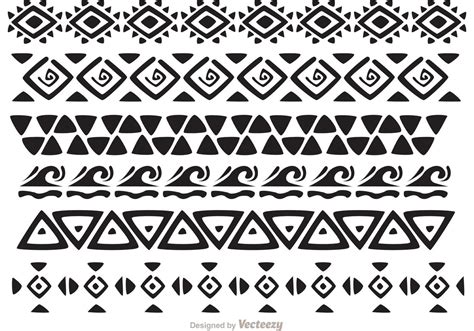 Hawaiian Tribal Pattern Vectors Pack 2 Another Awesome Hawaiian