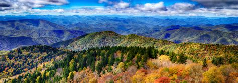 Free photo: Smoky Mountain Panorama - Blue, Smoky, Peaceful - Free Download - Jooinn