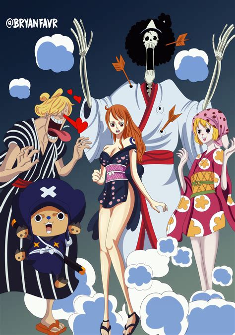 Mugiwara Wano - One Piece by Bryanfavr | One piece comic, One piece manga, One piece nami