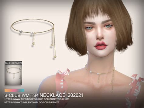 The Sims Resource S Club Ts4 Wm Necklace 202021