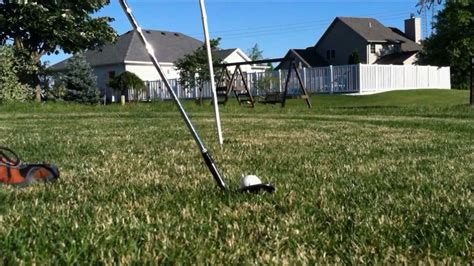 Make Your Own Backyard Golf Course 9 Hole Chipping Course Youtube