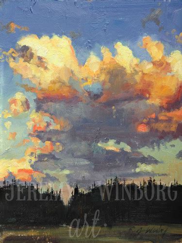 Teton Clouds Sold Jeremy Winborg Art