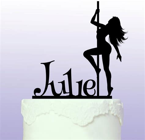 Personalised Pole Dancer Cake Topper Etsy