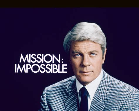 Peter Graves Mission Impossible Tv Caption 8x10 Photograph Color