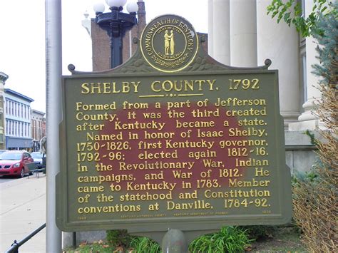 Shelby County Historical Marker Shelbyville Shelby County Flickr